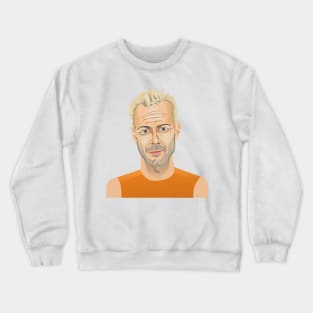 Bruce Willis, Hollywood star in The Fifth Element Crewneck Sweatshirt